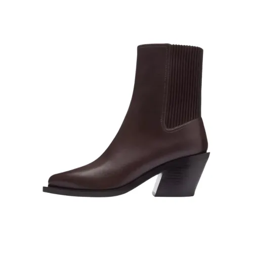 COACH Prestyn Ankle Boots 3cm Women's Brown