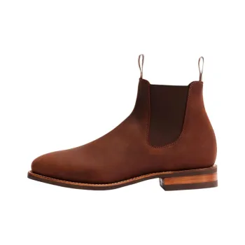 R.M.WILLIAMS Chelsea Boots Men's Red Brown