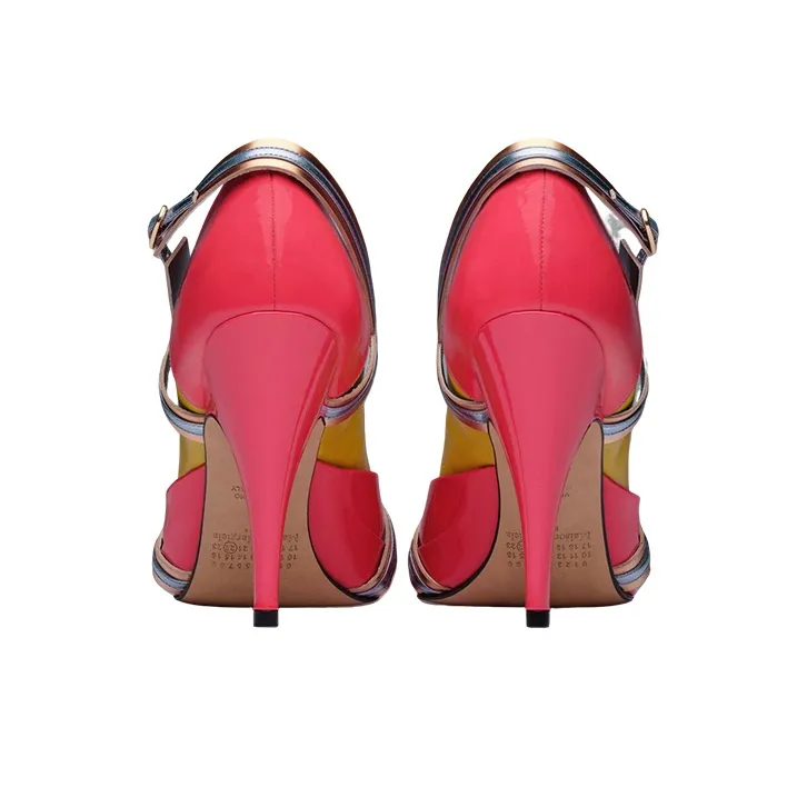 Maison Margiela Tabi Monster Panelled Pumps-2