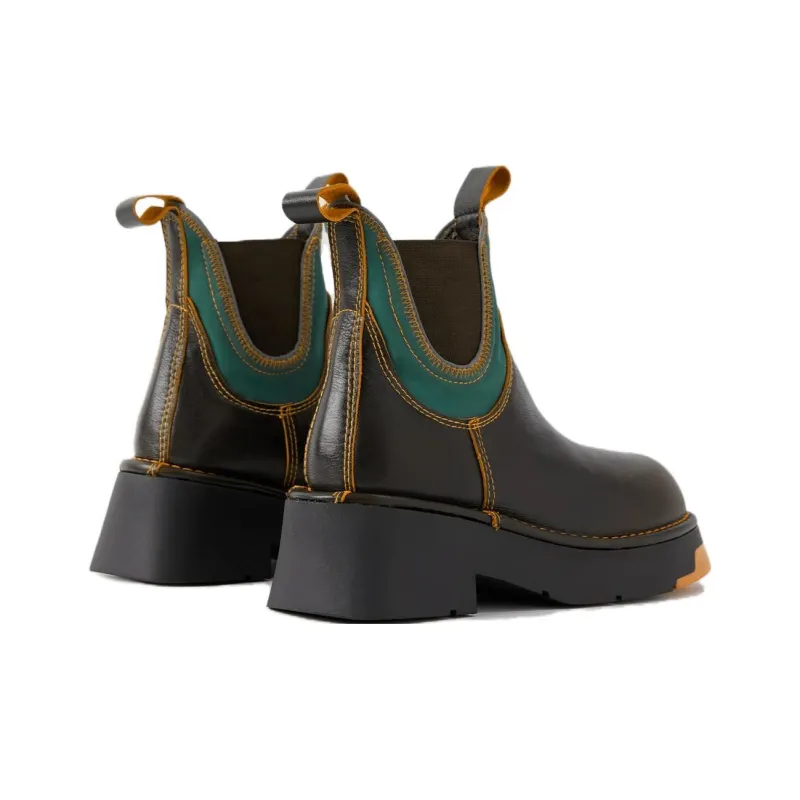 MIISTA Crew Chelsea Boots 5cm Women's Brown-2