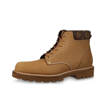 LOUIS VUITTON Oberkampf Durable Cushioning Outdoor Boots Men's Brown