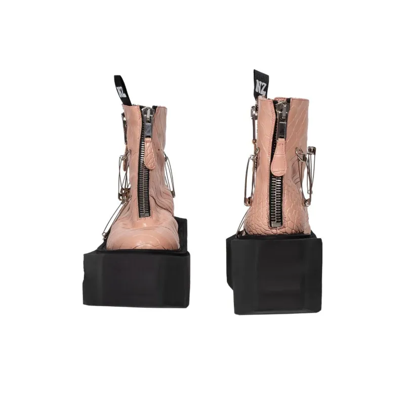 NATASHA ZINKO Ring Flatform Boots-4