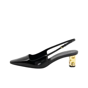 GIVENCHY G Cube Chunky Heel High Heels 5cm Women's Black