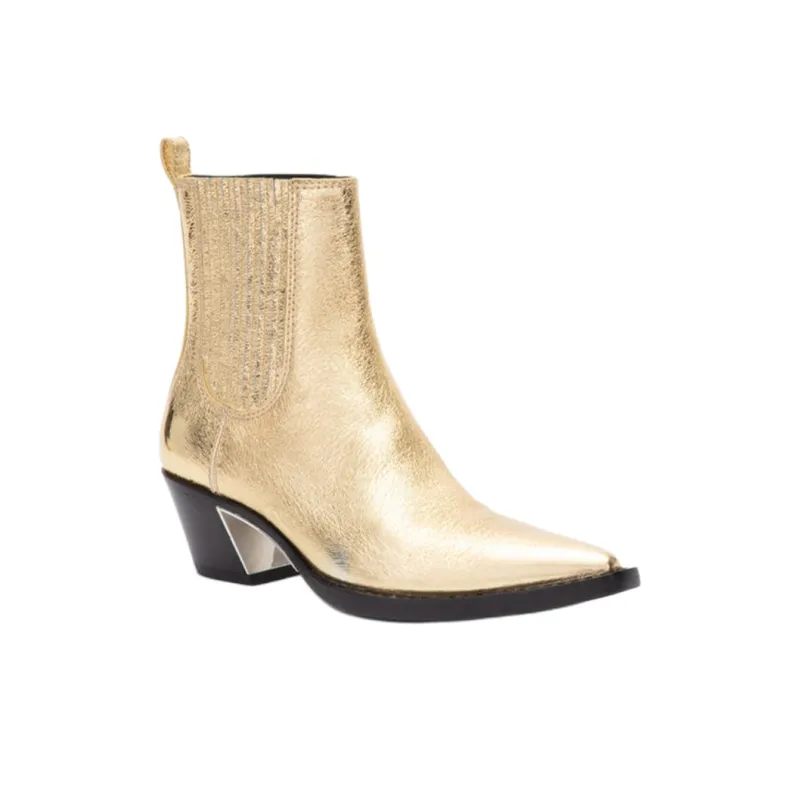 3.1 Phillip Lim Downtown Chelsea Boots 6cm Women's Gold-2