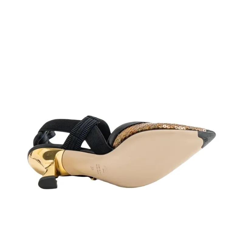 FENDI Colibrì Slingback Pumps-4