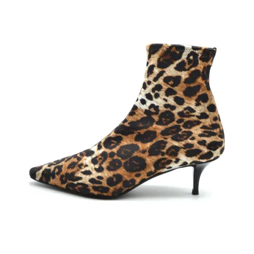 giuseppe zanotti Mirea 90mm Leopard-print Ankle Boots