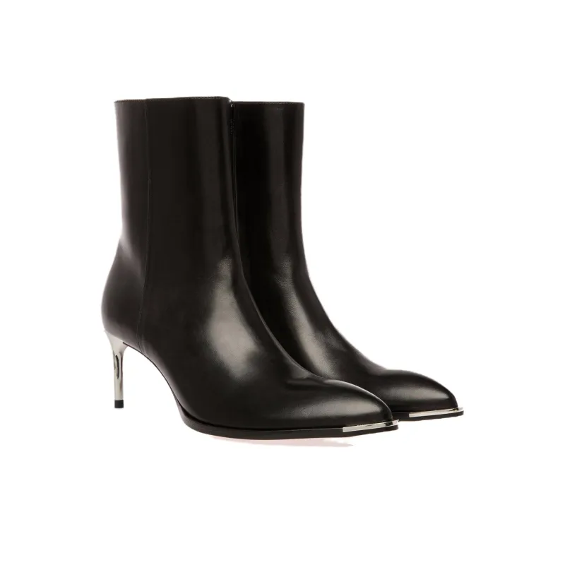 BALLY Hanika Leather Ankle Boots-2
