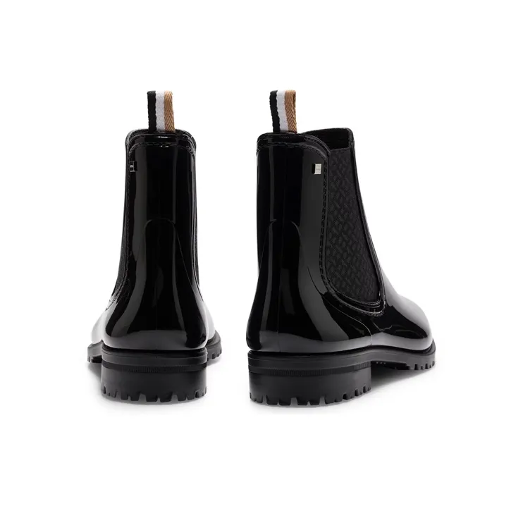 HUGO BOSS Short Chelsea Boots Women's Black-3