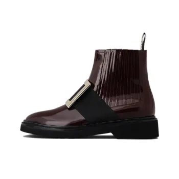 Roger Vivier Viv' Rangers Chelsea Boots Women's Burgundy