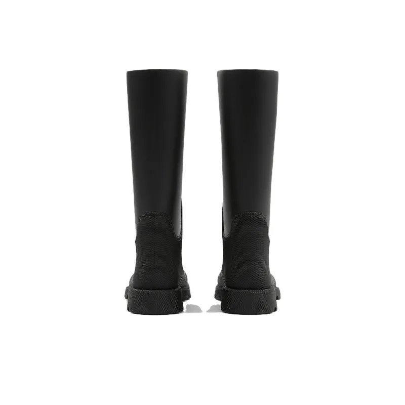 Burberry Knee high Boots Women's Black-3