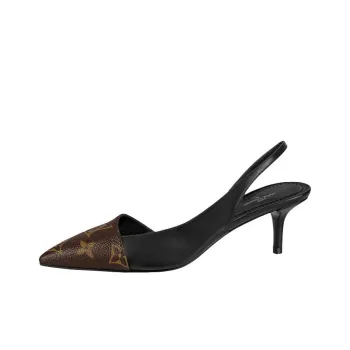 LOUIS VUITTON Chérie Slim Heel High Heels Women's Monogram Color