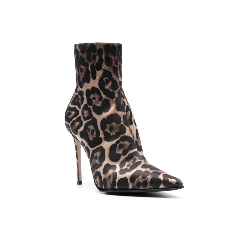 Le Silla Eva 100mm Leopard-print Boots-2