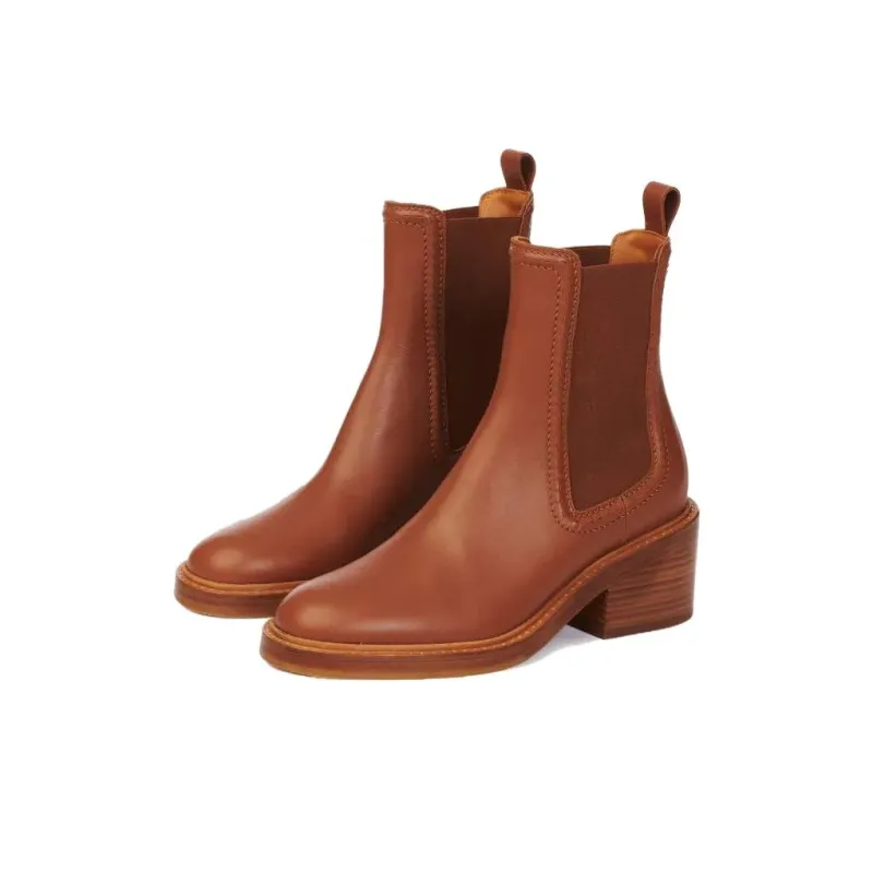 Chloé Mallo 60mm Leather Boots-2