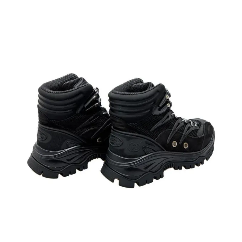GUCCI Lace Up Boot 'Black'-3