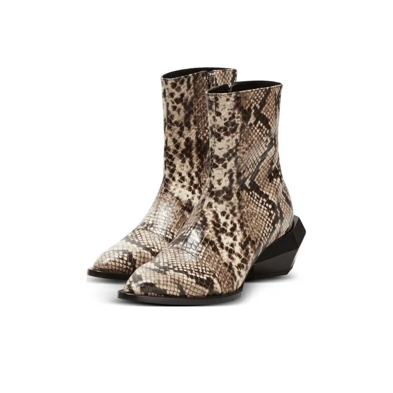 BALMAIN Ankle Boots Men's Brown-2