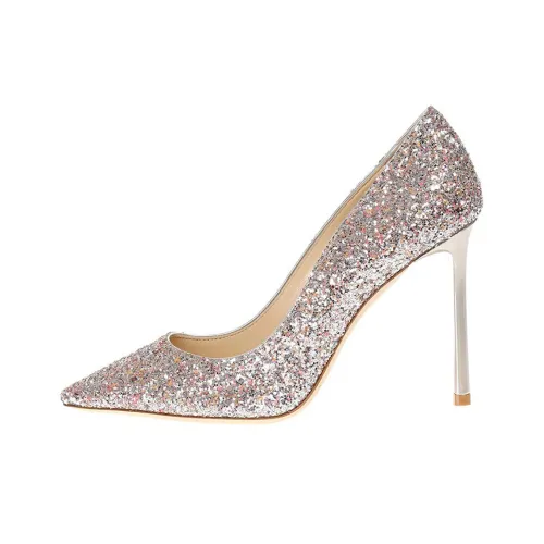 Jimmy Choo ROMY Slim Heel High Heels 10cm Women's Lace