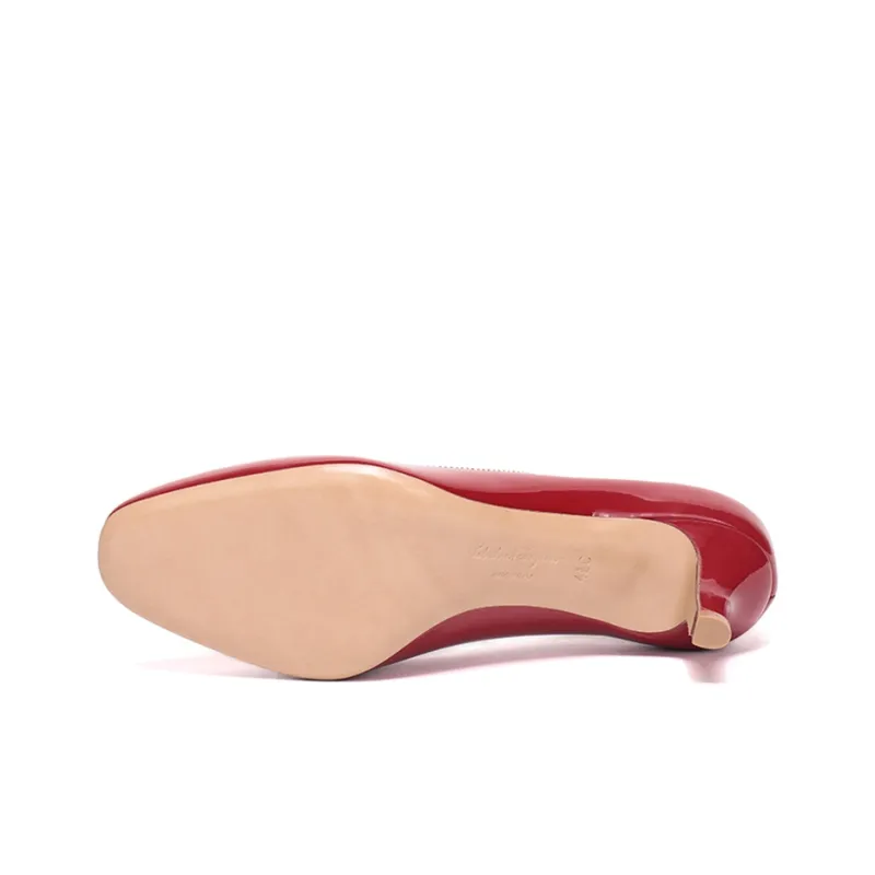Ferragamo High Heels Women's Red-5