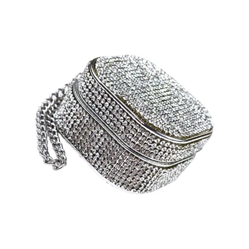 Baohuguang Compatible With Galaxy Buds 2/FE/Pro TPU Luxury Square Diamond High Value Fully Enclosed Headphone Cases-10
