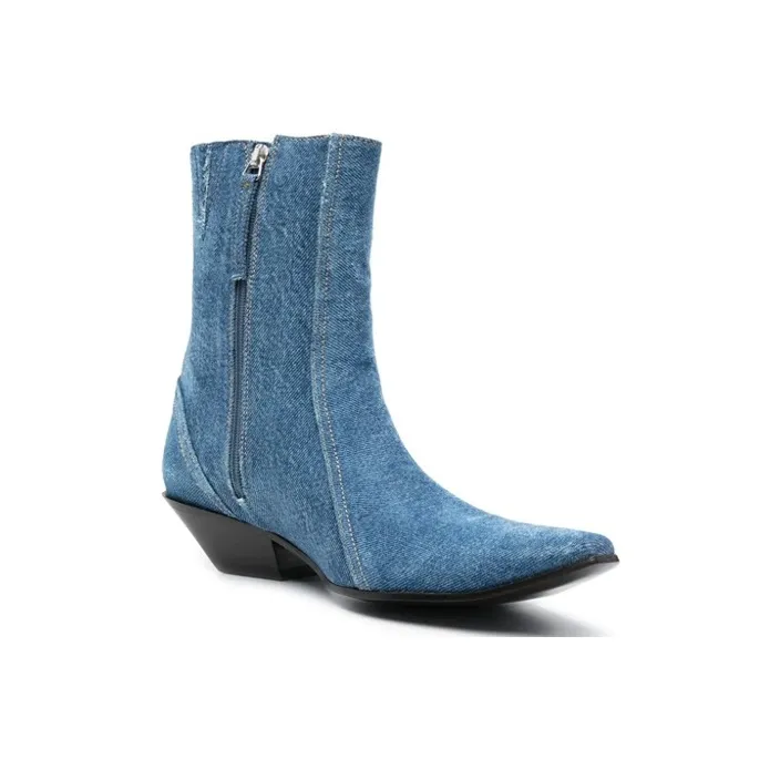 Acne Studios Ankle Boots Women's Denim Blue-2