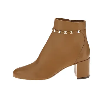 FERRAGAMO Vara Ankle Boots Women's Coffee