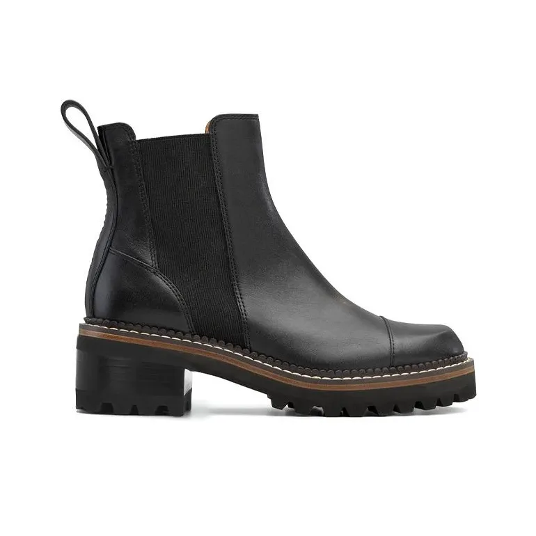 See By Chloe Mallory Short Chelsea Boots Women's Black-1