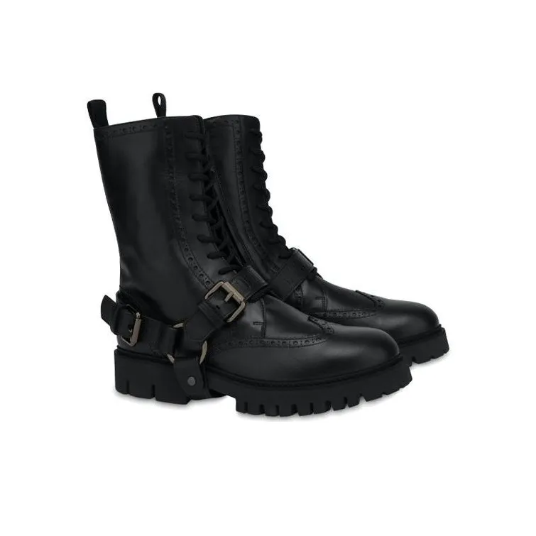 MOSCHINO Ankle Boots Men's Black-3