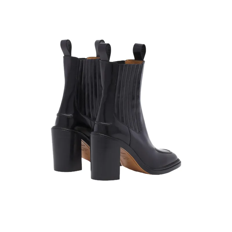 Maison Kitsuné 90mm Chelsea Leather Boots-3