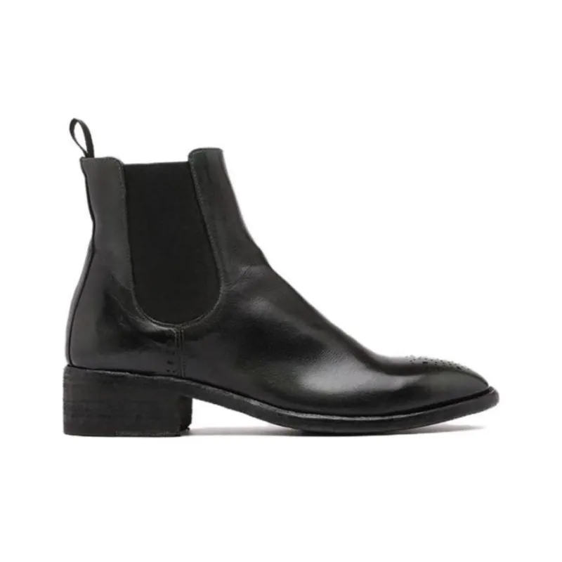 Officine Creative Short Chelsea Boots Women's Black-1