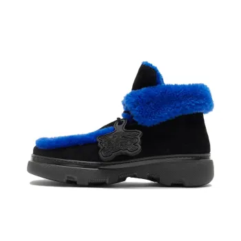 Burberry Creeper Shearling Boots