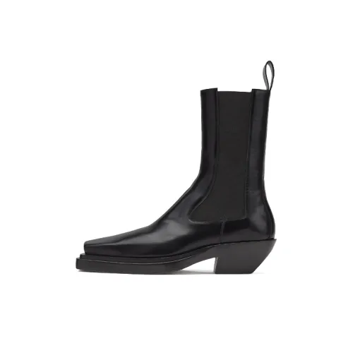 Bottega Veneta BV Lean Chelsea Boots Men's Black