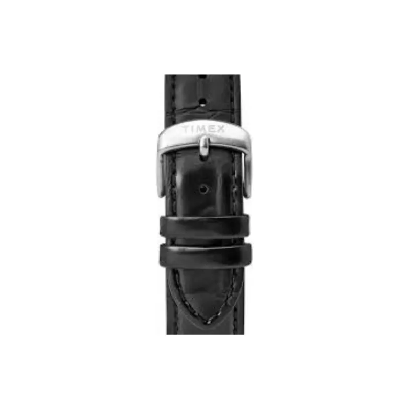 TIMEX Wrist Watch Automatic Mechanical Movement Leather Watch Bands 42mm Black Dial Men's Watches-3