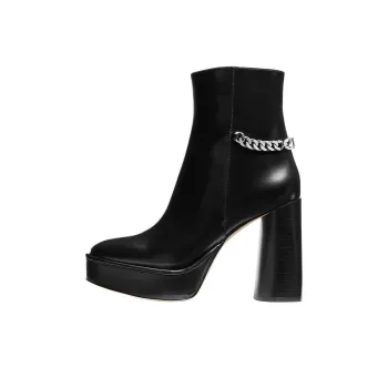 MICHAEL KORS Carlisle Ankle Boots 10.8 Women's Black