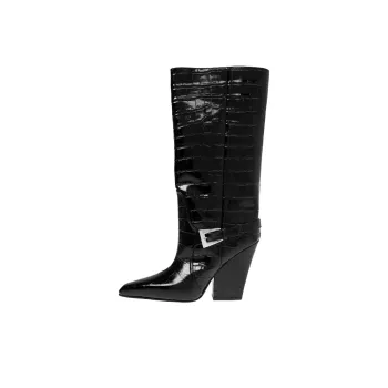Paris Texas Jane Knee high Boots 11.5cm Women's Black