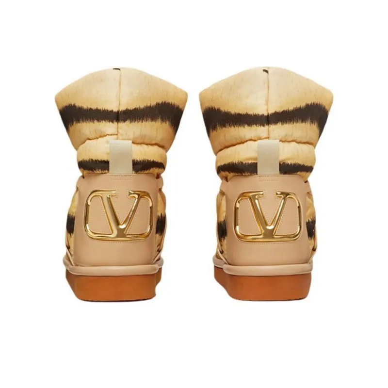 Valentino Tiger 1967 Ankle Boots Women's Brown-4