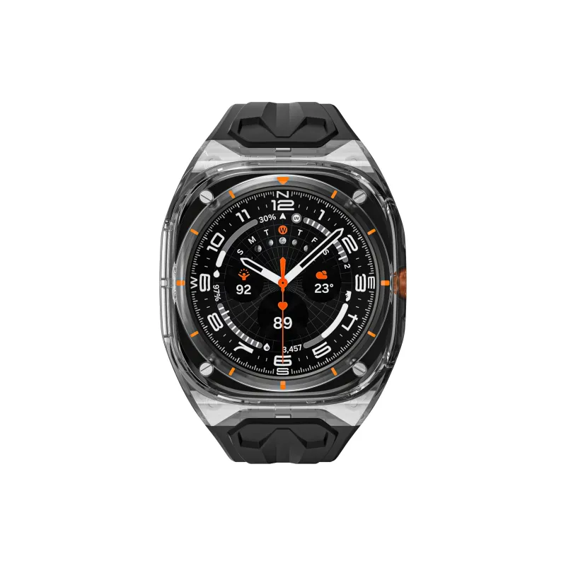 Vobafe Compatibility Samsung Ultra 47mm Lamborghini Richard Custom Transparent PC+TPU Strap Smart Watch Accessories-6