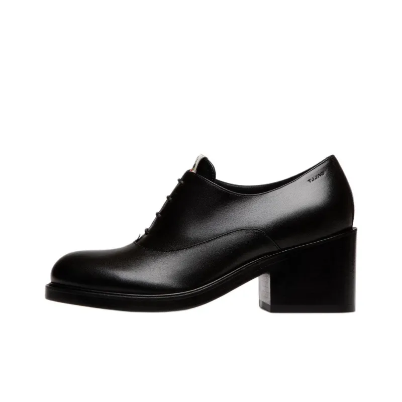 BALLY Peggy Chunky Heel High Heels 5.5cm Women's Black-0
