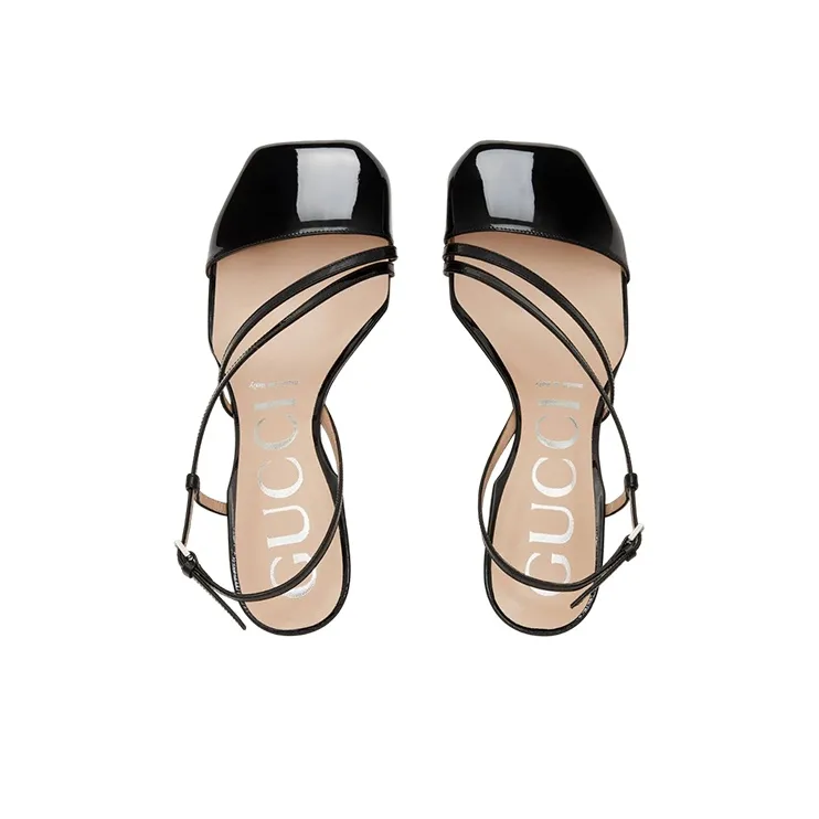 GUCCI Cone Heel High Heels Women's Black-2