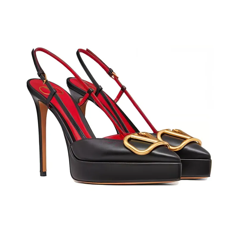 Valentino Garavani VLogo Signature 120mm Slingback Pumps-2