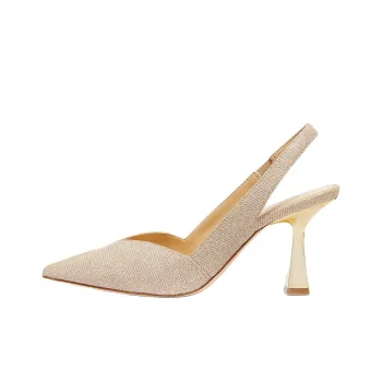 MICHAEL KORS Chelsea Irregular Heel High Heels 8.2cm Women's Pink Gold