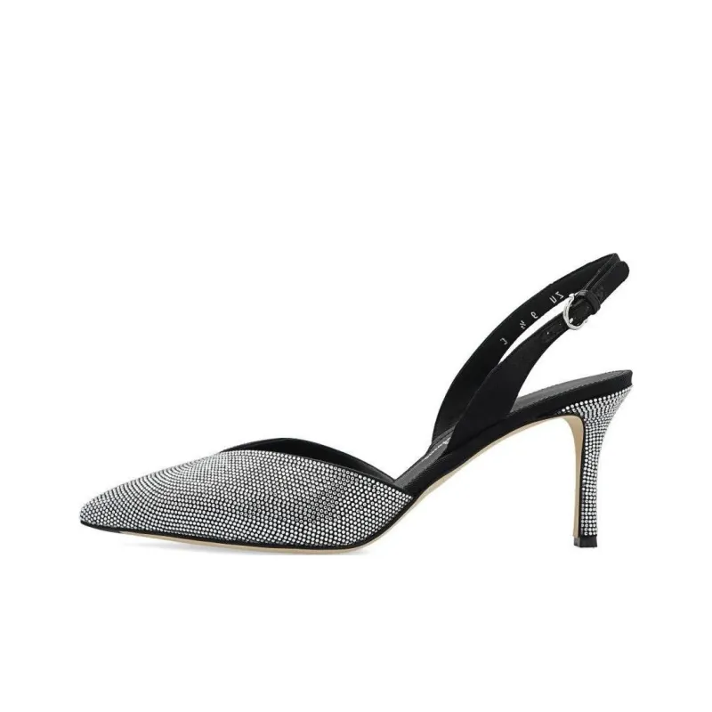 FERRAGAMO Crystal Embellished Slingback Pumps-0