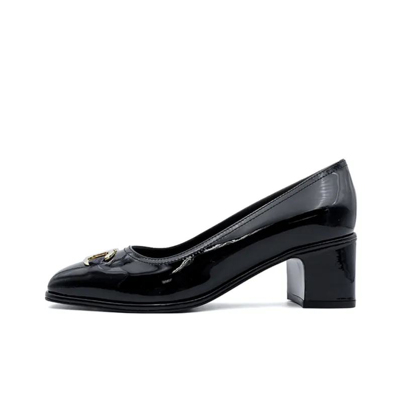 Ferragamo High Heels Women's Low-Top Black-0