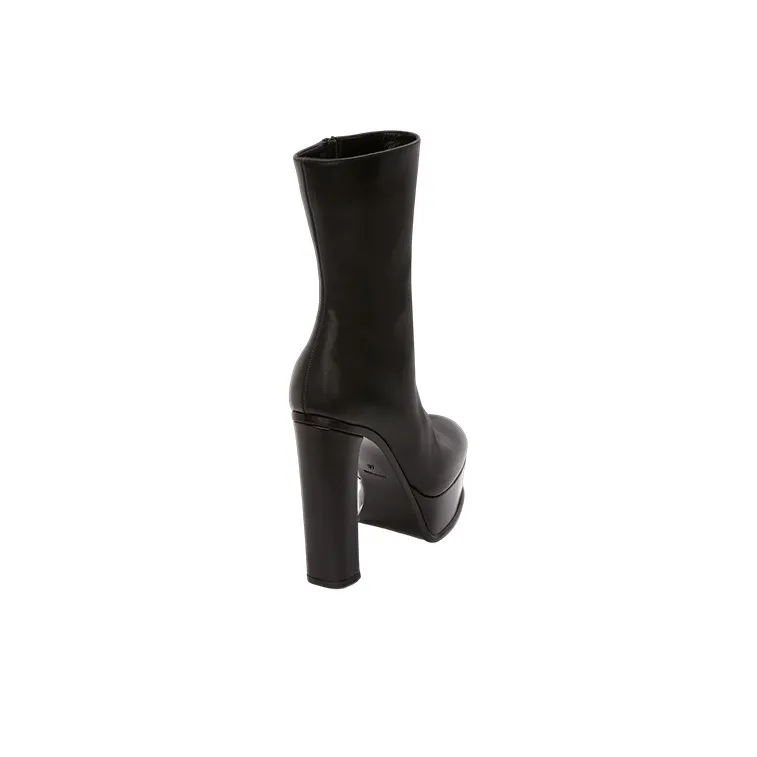 Alexander McQueen Platform Ankle Boot Black Women's-3