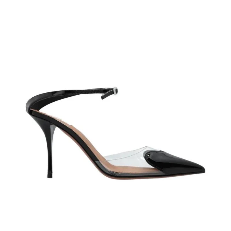 Alaia Slim Heel High Heels 10cm Women's Black-1