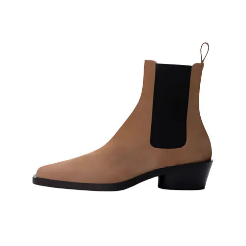 PROENZA SCHOULER Bronco Short Chelsea Boots Women's Brown