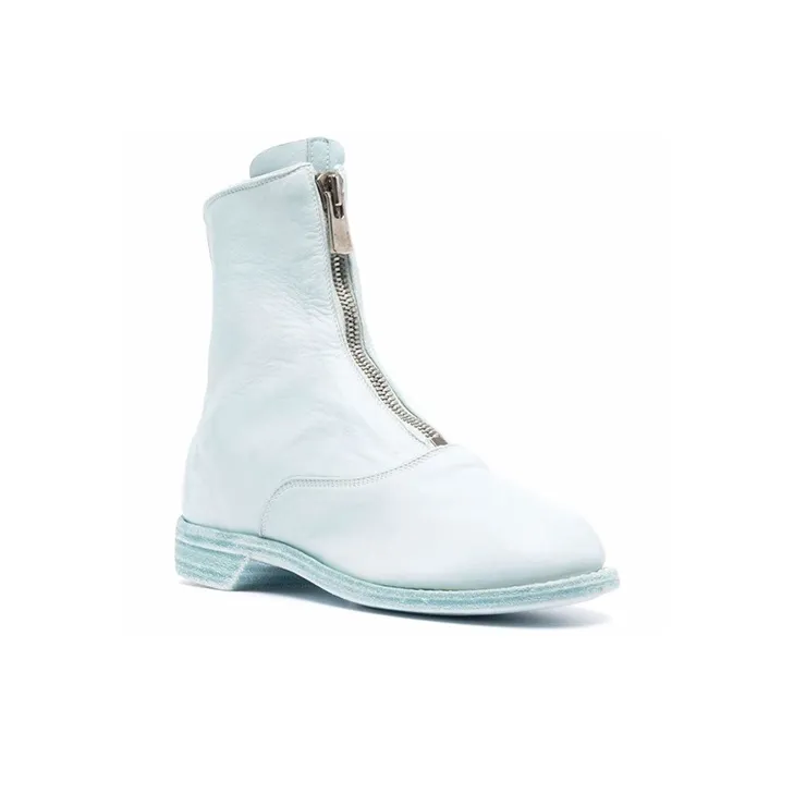 GUIDI Leather Zipped Boots-2