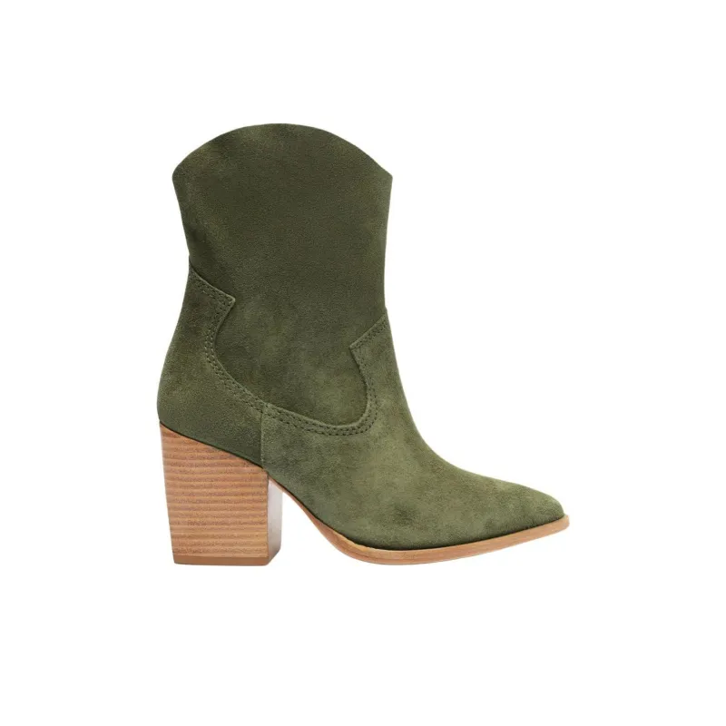 Schutz Tessie Ankle Boots 7cm Women's Green-1