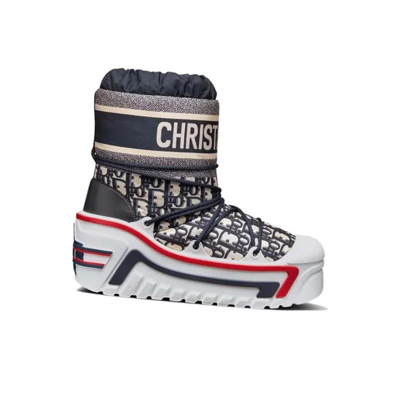 DIOR Women's DIORAlps Snow Boot 'DIOR Oblique - Deep Blue'-2