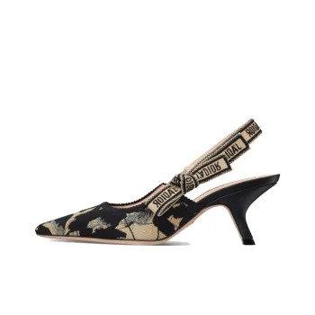 DIOR J'Adior Slim Heel High Heels 6.5cm Women's Black Rice