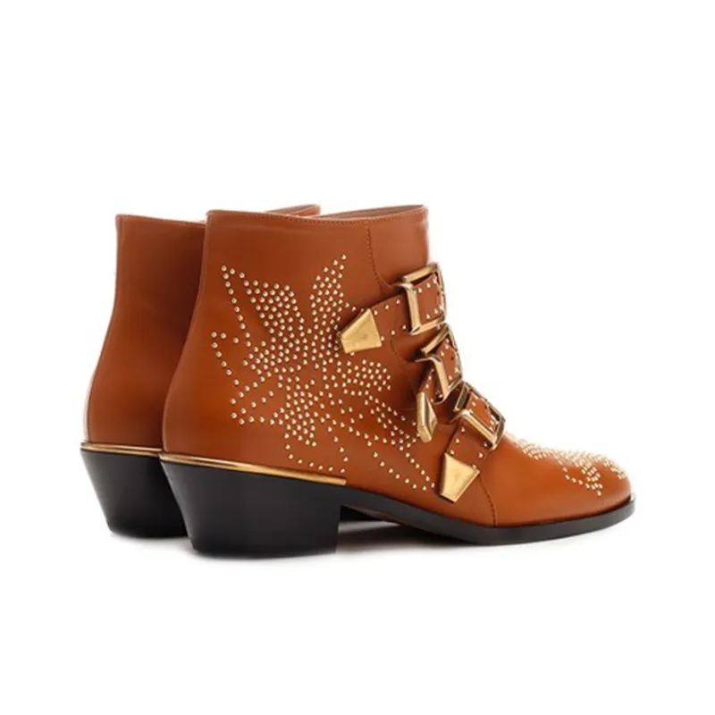 Chloe Susanna Ankle Boots Women's Brown-3