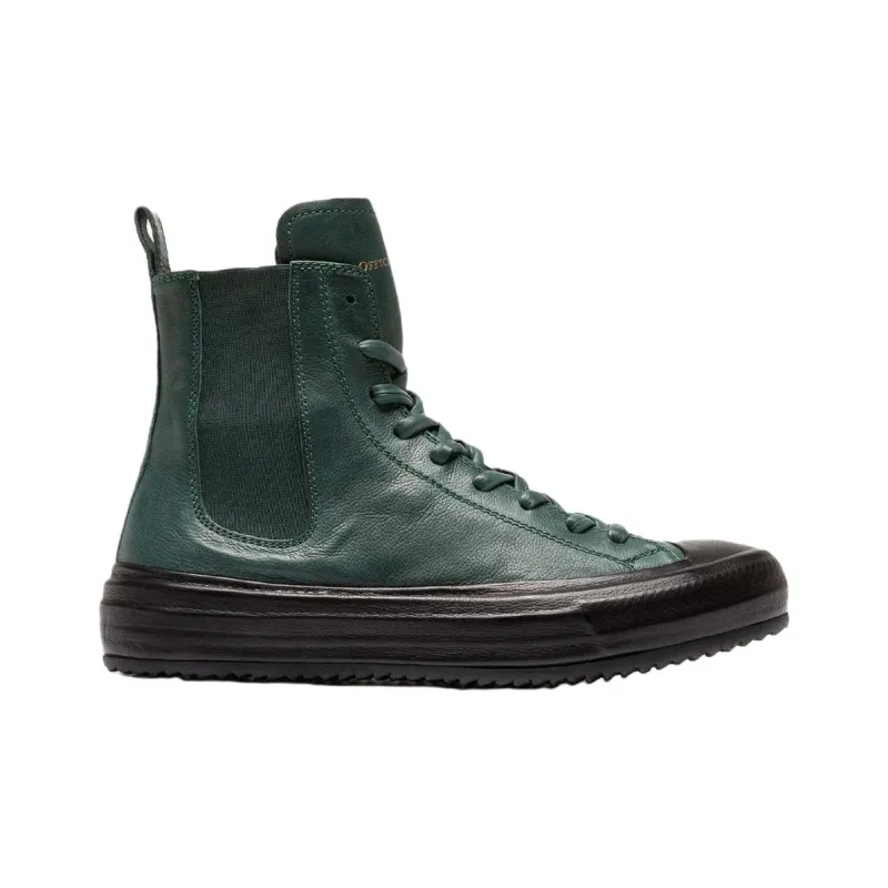 Officine Creative Mes Short Chelsea Boots Women's Green-1